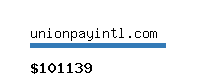 unionpayintl.com Website value calculator