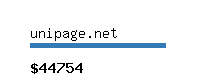 unipage.net Website value calculator