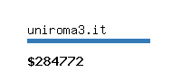 uniroma3.it Website value calculator