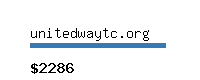 unitedwaytc.org Website value calculator