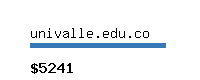 univalle.edu.co Website value calculator