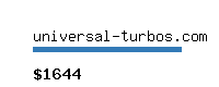 universal-turbos.com Website value calculator