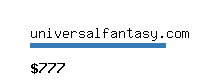 universalfantasy.com Website value calculator