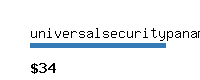 universalsecuritypanama.com Website value calculator