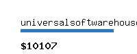universalsoftwarehouse.com Website value calculator