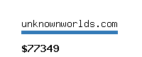 unknownworlds.com Website value calculator