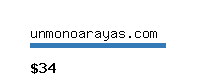 unmonoarayas.com Website value calculator