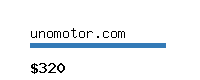 unomotor.com Website value calculator