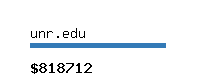 unr.edu Website value calculator