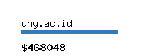 uny.ac.id Website value calculator