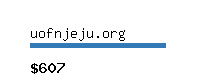 uofnjeju.org Website value calculator