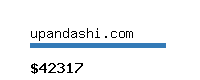 upandashi.com Website value calculator