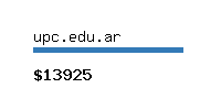 upc.edu.ar Website value calculator