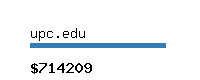 upc.edu Website value calculator