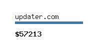 updater.com Website value calculator