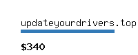 updateyourdrivers.top Website value calculator