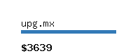 upg.mx Website value calculator