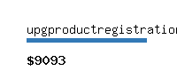 upgproductregistration.com Website value calculator