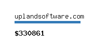 uplandsoftware.com Website value calculator