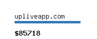 upliveapp.com Website value calculator