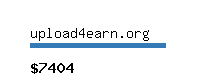 upload4earn.org Website value calculator