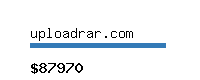 uploadrar.com Website value calculator