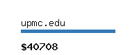 upmc.edu Website value calculator