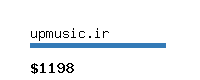 upmusic.ir Website value calculator