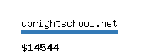 uprightschool.net Website value calculator