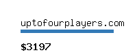 uptofourplayers.com Website value calculator