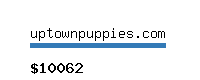 uptownpuppies.com Website value calculator