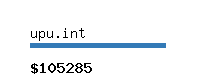 upu.int Website value calculator