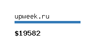 upweek.ru Website value calculator