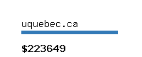 uquebec.ca Website value calculator