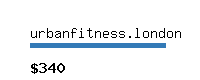 urbanfitness.london Website value calculator