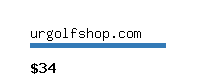 urgolfshop.com Website value calculator