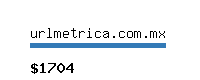 urlmetrica.com.mx Website value calculator