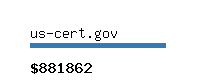 us-cert.gov Website value calculator