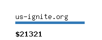 us-ignite.org Website value calculator