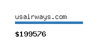 usairways.com Website value calculator