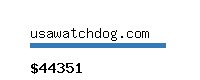 usawatchdog.com Website value calculator