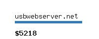 usbwebserver.net Website value calculator