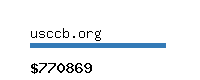 usccb.org Website value calculator