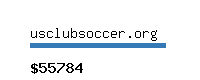 usclubsoccer.org Website value calculator