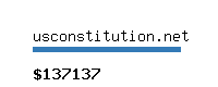 usconstitution.net Website value calculator