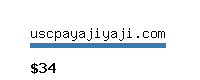 uscpayajiyaji.com Website value calculator