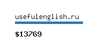 usefulenglish.ru Website value calculator