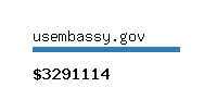 usembassy.gov Website value calculator