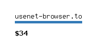 usenet-browser.to Website value calculator