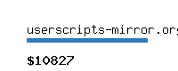 userscripts-mirror.org Website value calculator